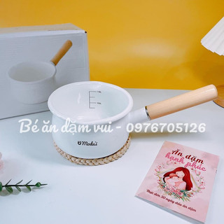 Nồi nấu ăn dặm cho bé, chảo chống dính, nồi sứ modui, nồi quấy cháo cho bé, bộ nồi chảo cho bé ăn dặm
