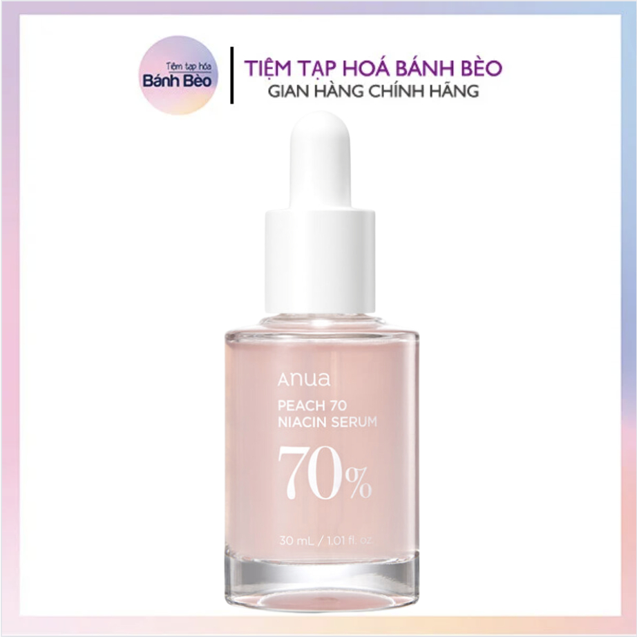 Tinh Chất Dưỡng Sáng 5% NIACINAMIDE ANUA PEACH 70 NIACIN SERUM 70% 30ML