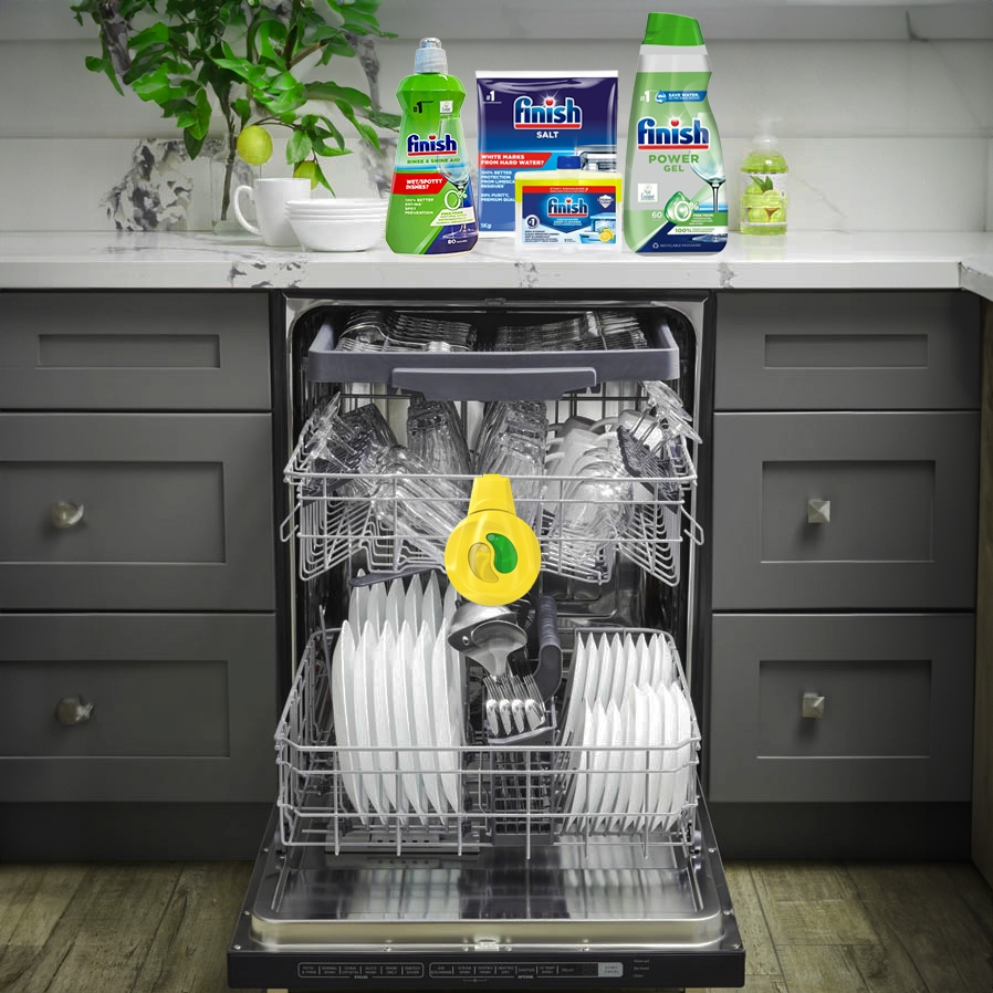 Gel Rửa Bát Finish Power Chai 1000ml Gel Rửa Chén Rửa Sạch Vết Bẩn Nhập Khẩu Chính Hãng