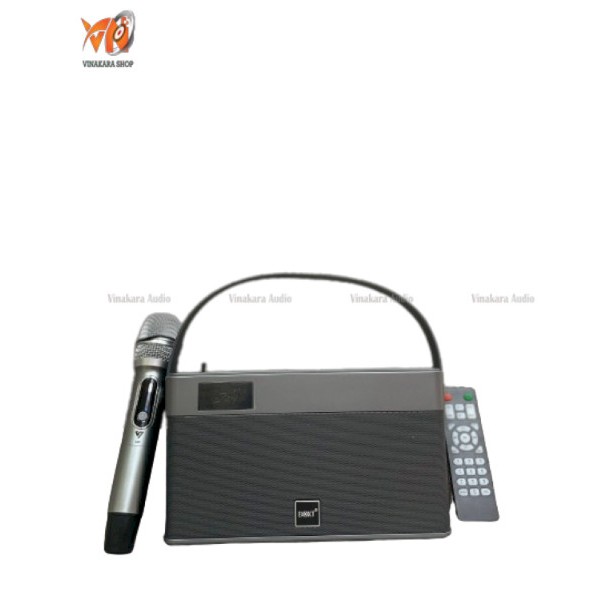 Loa di động mini Boxt Q5S, 1 Micro, pin 4-5h, hàng chính hãng + tặng kèm chống lăn micro