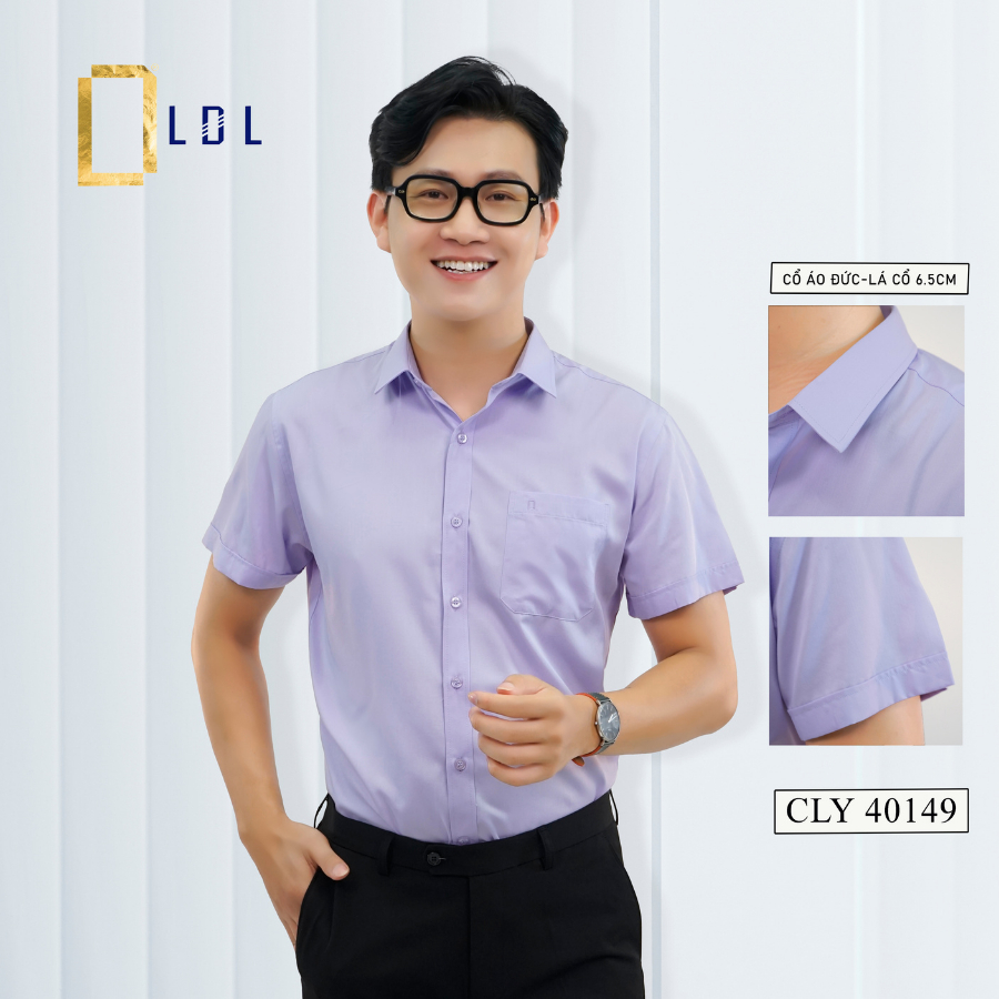 Áo Sơ Mi Cộc Tay Trơn Chất Liệu BAMBOO Hạn Chế Nhăn Nhàu, Thấm Hút Mồ Hôi Nhiều Màu Thương Hiệu LDL - CLY