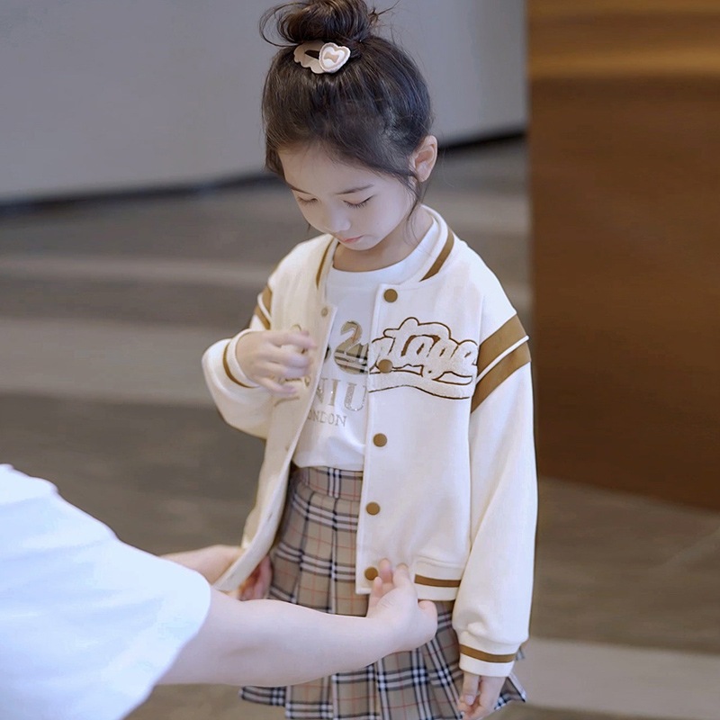 Set Váy 3 Chi Tiết Gồm Chân Váy, Áo Khoác,Áo Giữ Nhiệt Cute Điệu Đà Cho Bé Gái Từ 15-45kg