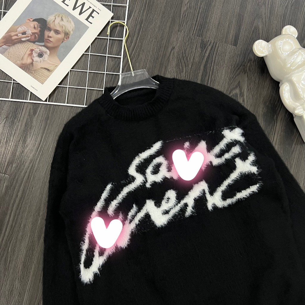 Áo Sweater Len San Lau Ren Siêu Đẹp - Áo Len Nam Nữ San Lau Ren Cao Cấp