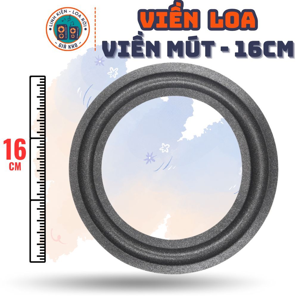 Viền Loa, Gân Loa Mút - Kích thước cho Loa Nhỏ từ 8-30cm