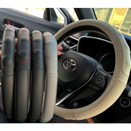 BỌC VÔ LĂNG Ô TÔ TOYOTA  Veloz CHẤT LIỆU  BẰNG DA CỪU 100% - hàng chính hãng