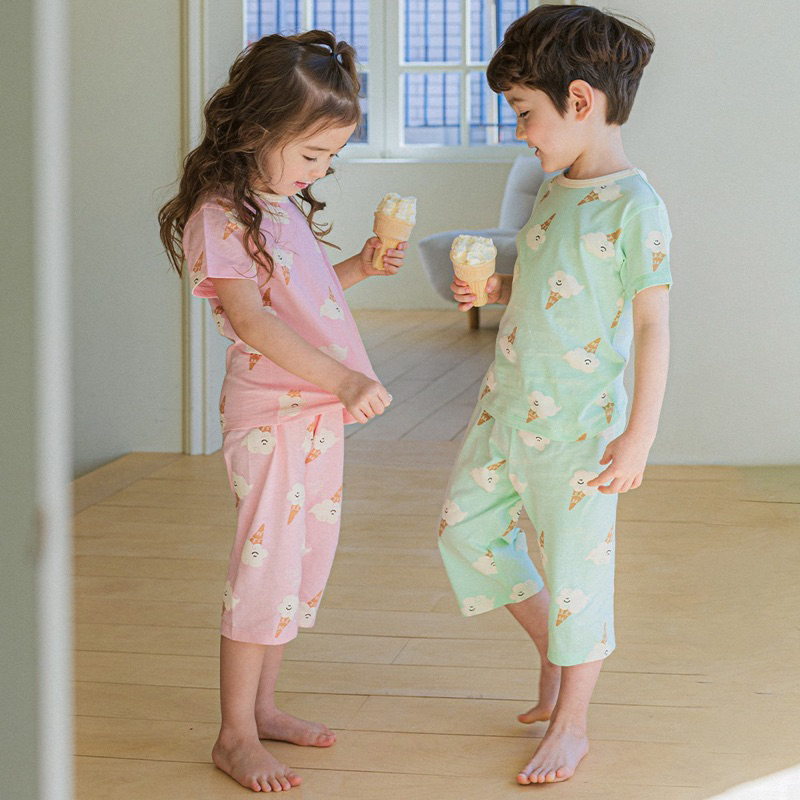 Bộ cotton mỏng mềm Happybus xuất Hàn dư xịn