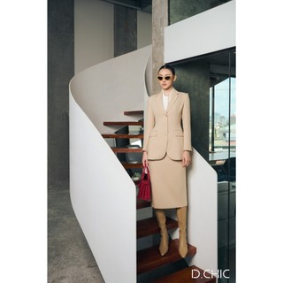 Chân váy midi cạp rời D.CHIC MS: 382790