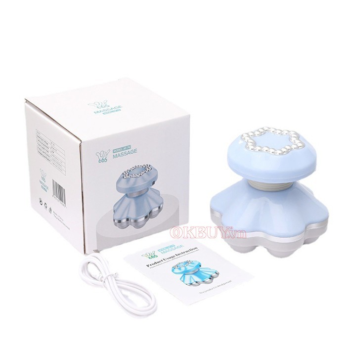 Máy massage cầm tay XF-76 - Thư giãn toàn thân đầu, tay chân, lưng, bụng | OKbuy