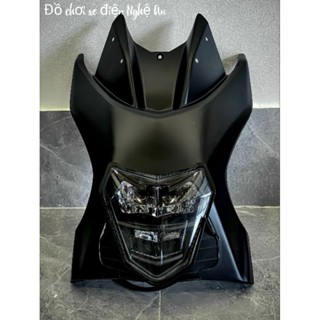 Mặt nạ to XMen kèm đèn zinpat  màu đen khói lắp sẵn.