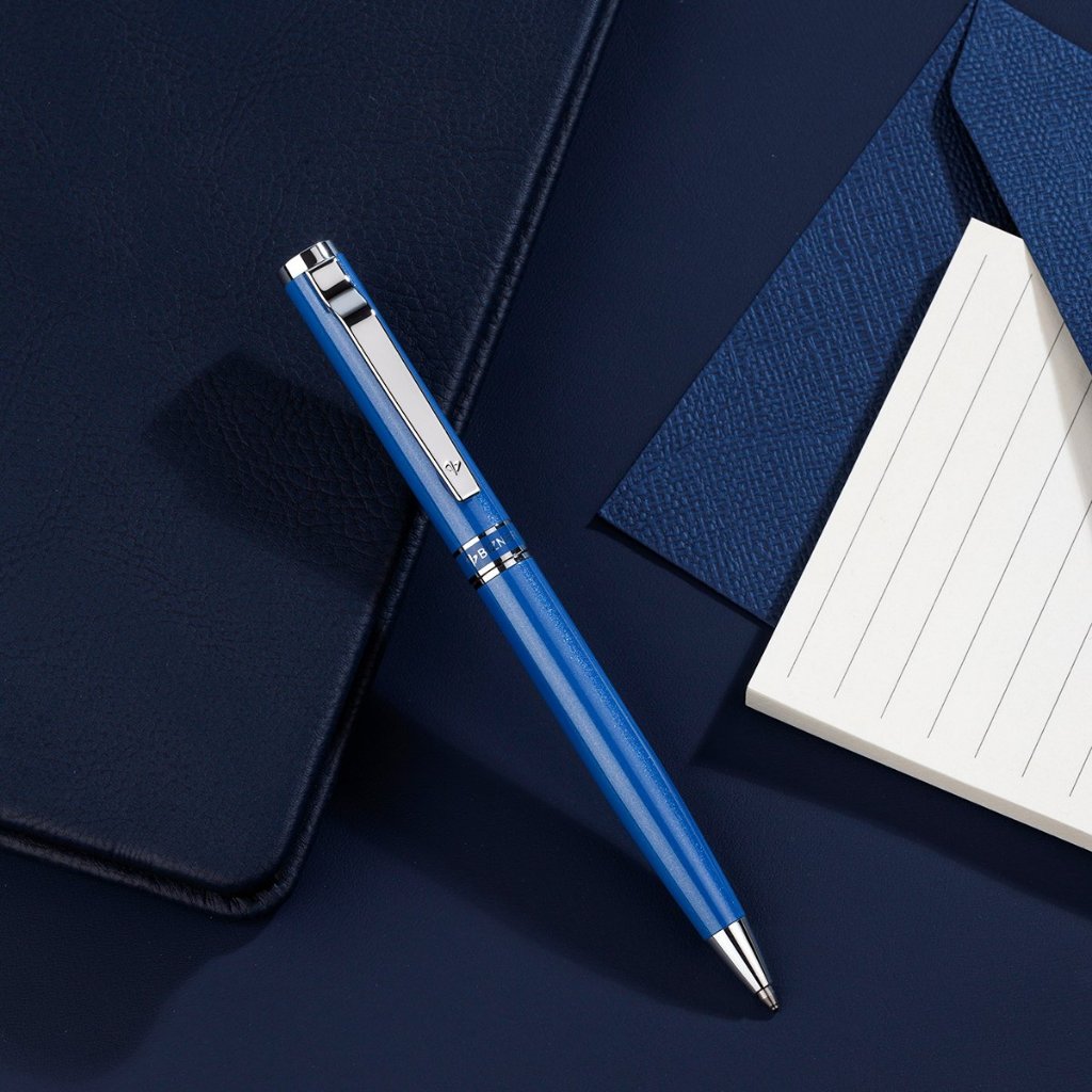 Bút bi, bút ký cao cấp Thiên Long thân kim loại, thiết kế hiện đại, thích hợp ký và ghi chép hàng ngày Biz-12