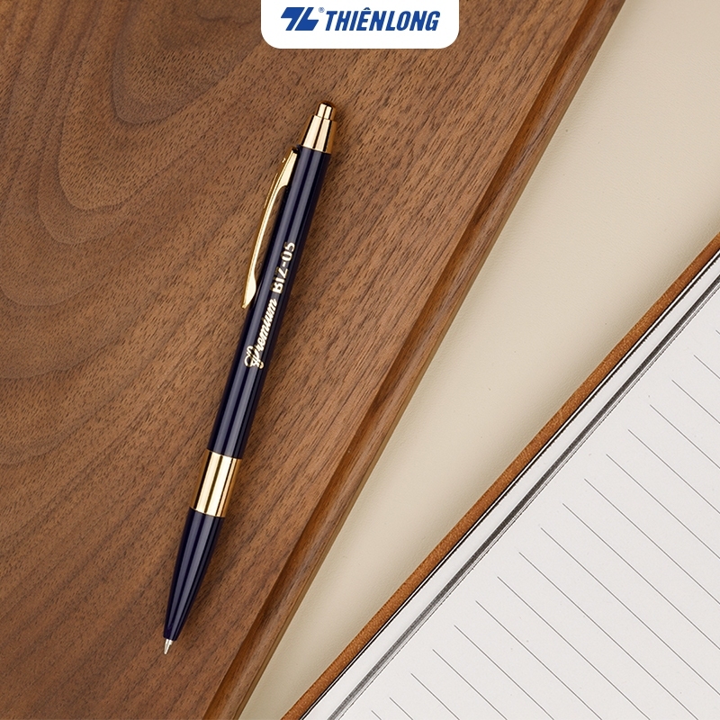 Bút bi cao cấp Thiên Long Bizner BIZ-05 ,mực xanh, có hộp, quà tặng 20/11