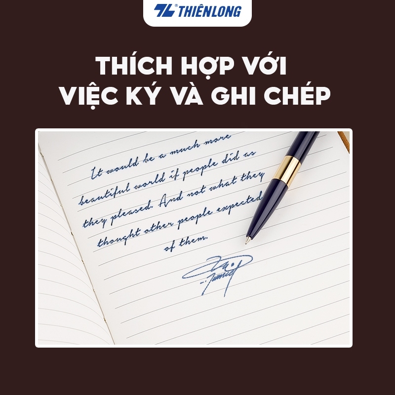 Bút bi cao cấp Bizner BIZ-05 - xanh, cán xanh nhạt, hộp 1