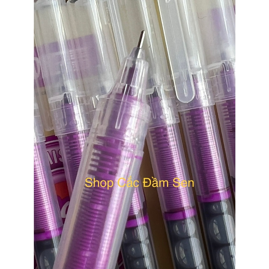 12 cây Bút lông kim mực gel nước Baoke BK119 / Bút nước 119 ngòi 0.5mm