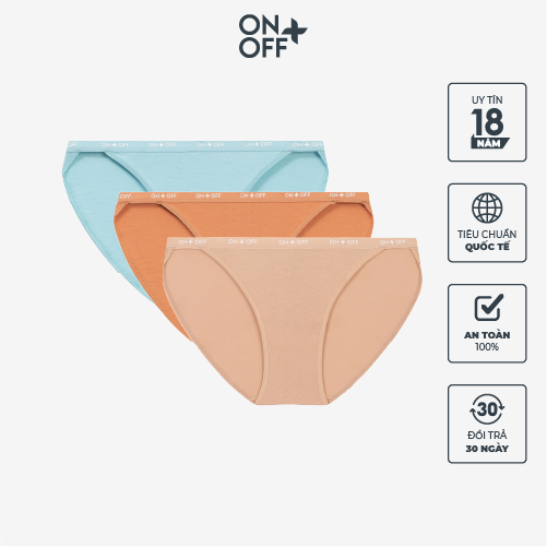 Combo 3 quần lót nữ ONOFF dáng bikini gợi cảm - 16UR23A035