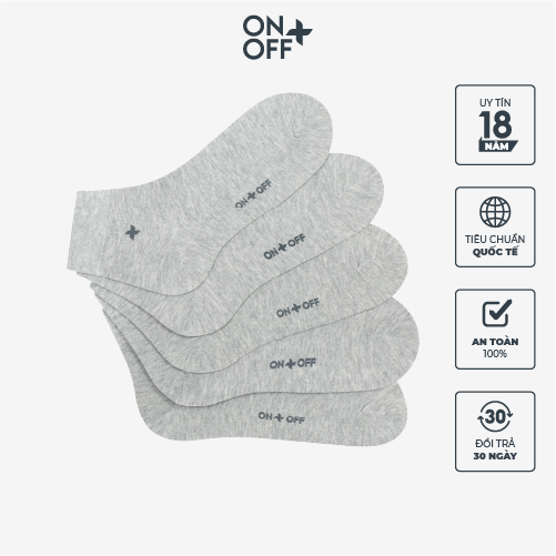 Combo 10 đôi tất nam cổ ngắn ONOFF khử mùi - 18AE23A004