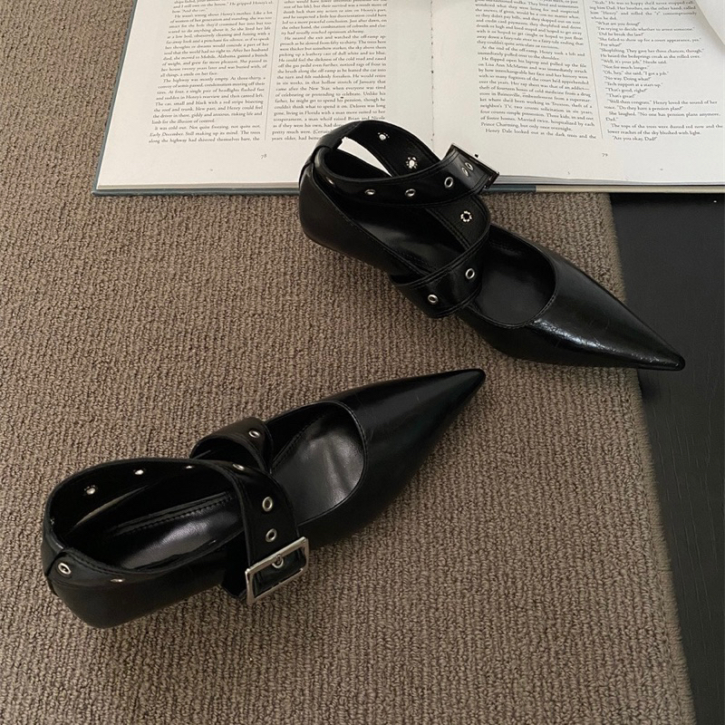 GIÀY BÍT NỮ MŨI NHỌN ĐẾ CAO 2,5cm