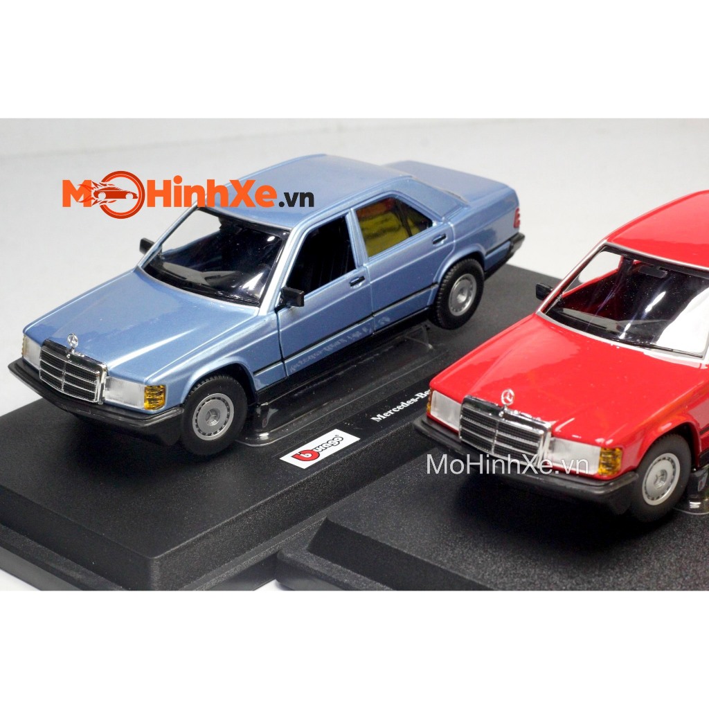 MÔ HÌNH XE MERCEDES-BENZ 190 E 2.6 1:24 BBURAGO