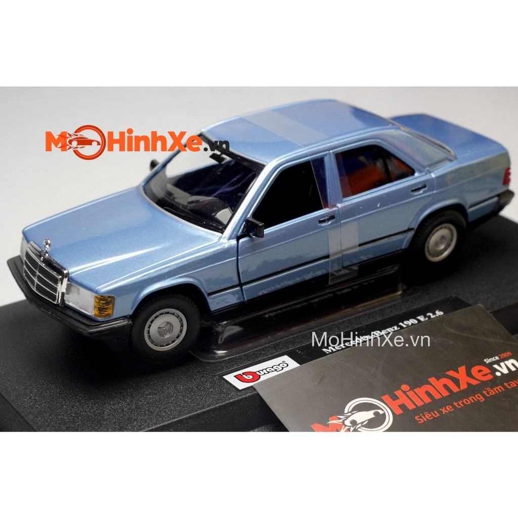MÔ HÌNH XE MERCEDES-BENZ 190 E 2.6 1:24 BBURAGO