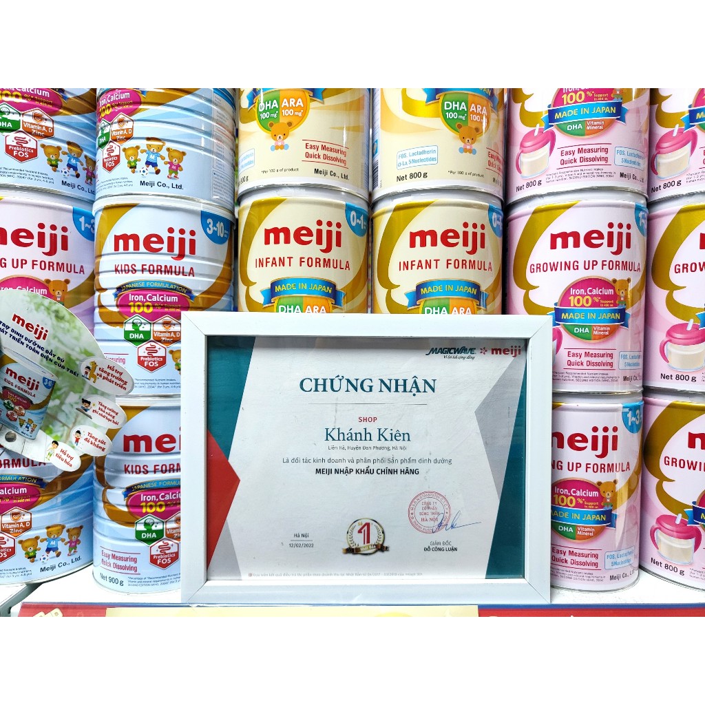 Combo 2 lon Sữa Meiji Kids Formula 900g 3-10 tuổi (NK chính hãng) date t5/2025