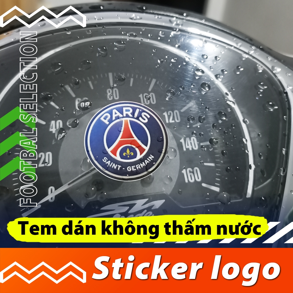 Tem dán Sticker không thấm nước logo MC Manchester City đội bóng dán laptop máy tính,mũ bh,điện thoại,ô tô xe máy