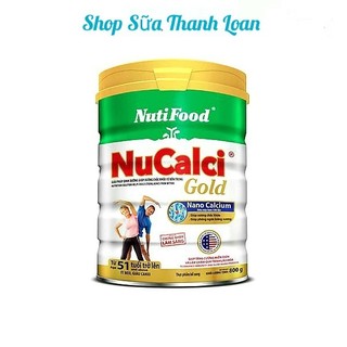 Sữa bột nutifood nucalci gold trên 51 tuổi 800g xương chắc khỏe.