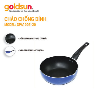 Chảo Xào Nhôm Đúc 28cm Goldsun Việt Nam GPA1005-20