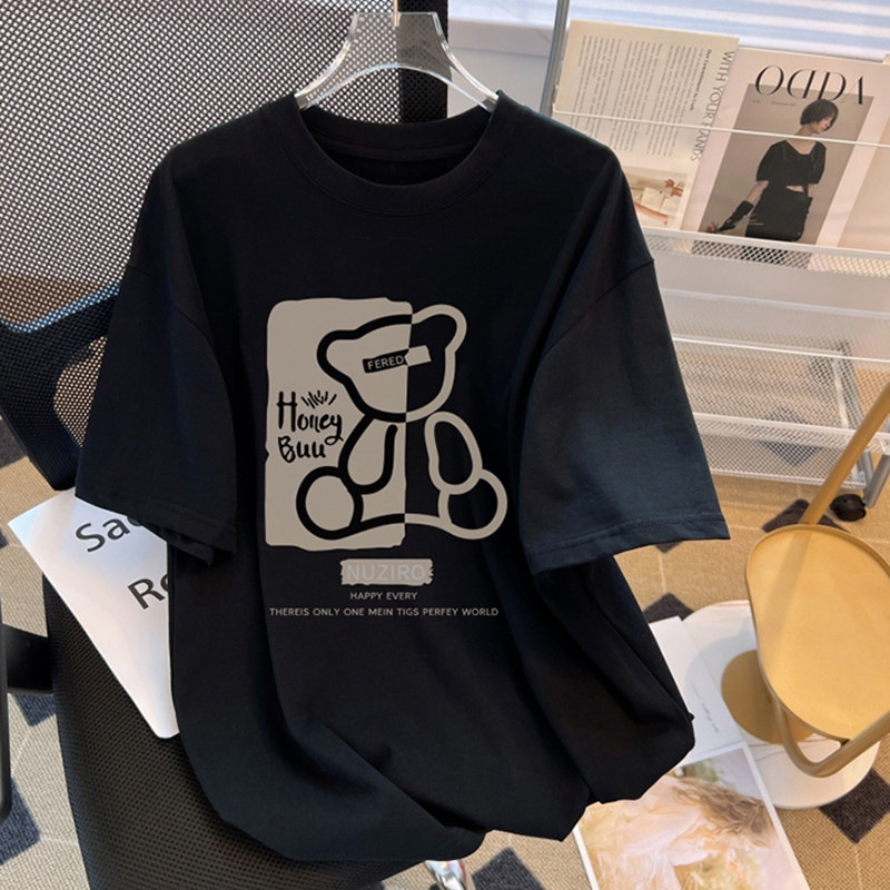 Áo Thun Unisex Ngắn tay Gấu Honey Buu Chất Cotton form Rộng Thời Trang Zenkonu TOP NAM 295V2