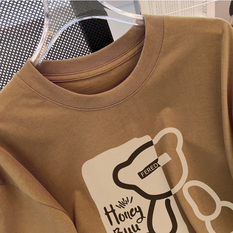 Áo Thun Unisex Ngắn tay Gấu Honey Buu Chất Cotton form Rộng Thời Trang Zenkonu TOP NAM 295V2