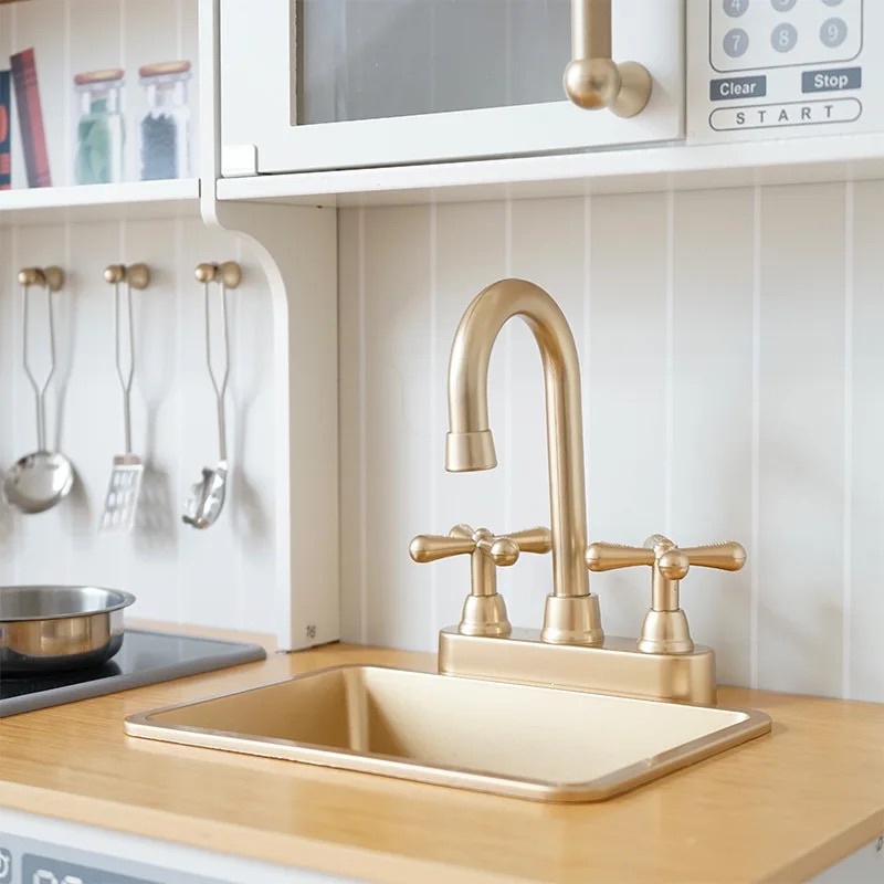 Đồ chơi nấu ăn gỗ - Kệ bếp gỗ cao 95 cm cho Bé
