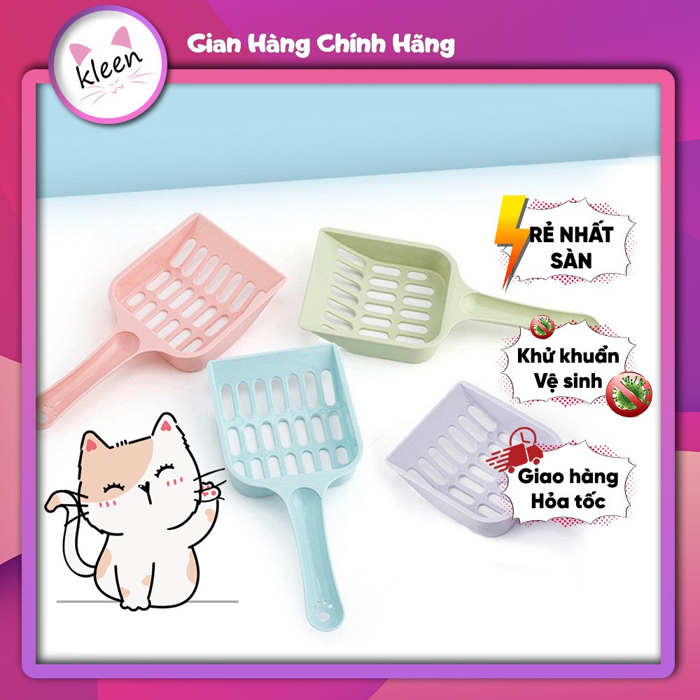 Xẻng Xúc Cát Vệ Sinh Mèo, Xẻng Hốt Cát Dọn Vệ Sinh Phân Cho Mèo, Dụng Cụ Vệ Sinh Cho Mèo - CM04