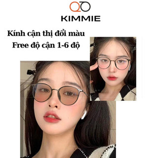 Kính cận thị đổi màu KC29,kính đổi màu cho nữ