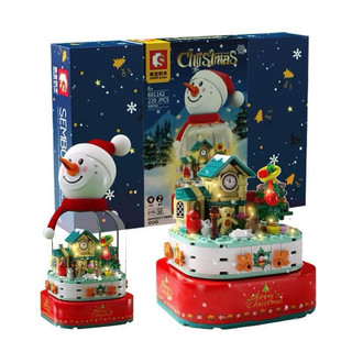 Bộ hộp nhạc snow man hãng sembo cho bé