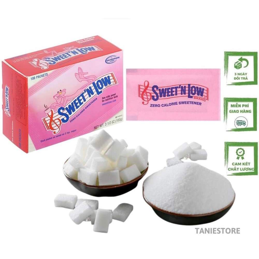 5 Gói đường ăn kiêng 0 calo Splenda/ Sweet'n Low Mỹ date mới