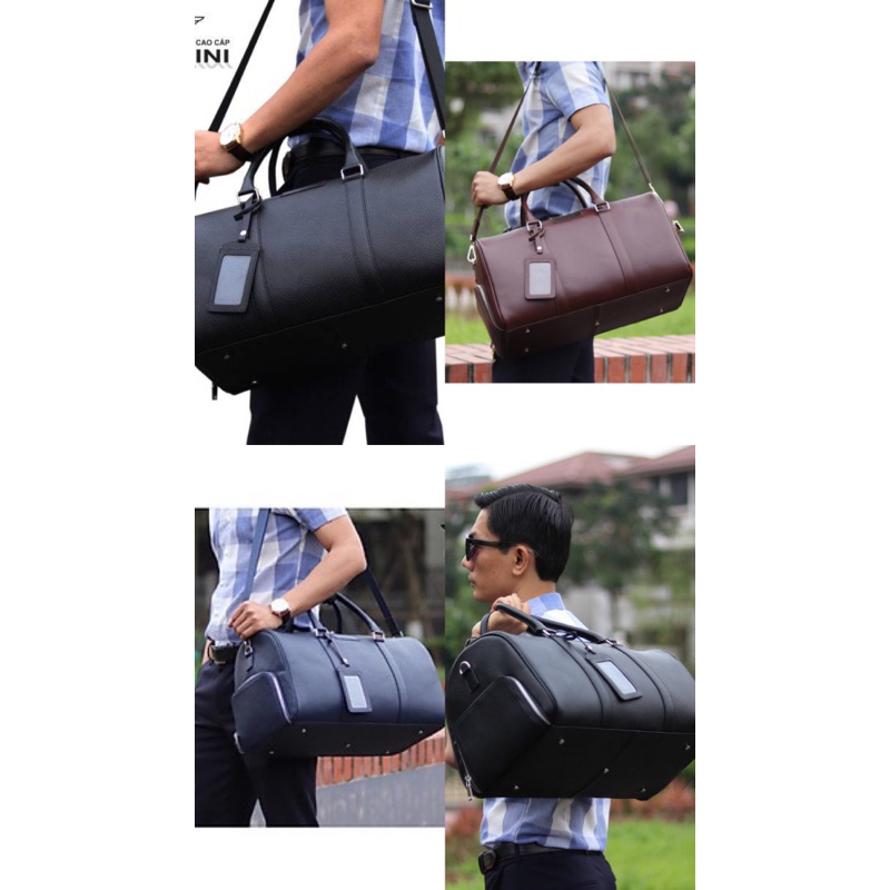 Túi Đựng Đồ Da Bò Thật - Túi Xách Du Lịch - Chính Hãng Maldini