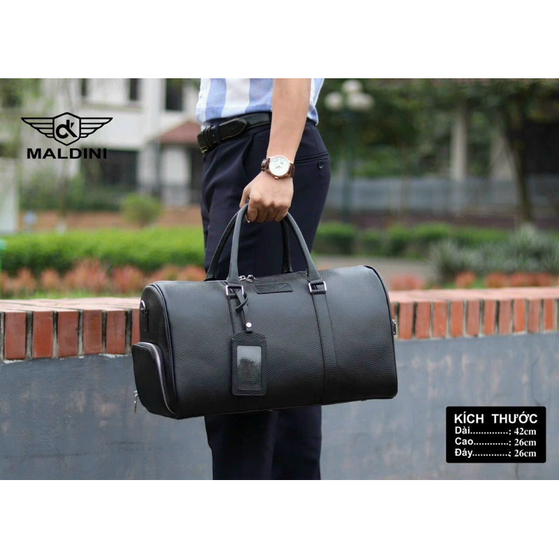 Túi Đựng Đồ Da Bò Thật - Túi Xách Du Lịch - Chính Hãng Maldini