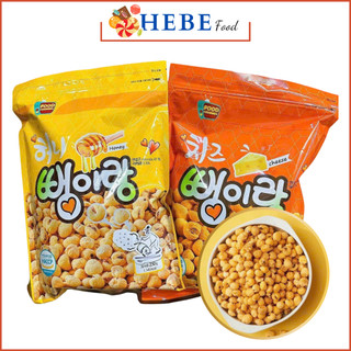 Bắp rang bơ food channel hàn quốc snack vị mât ong và phô mai túi 250g