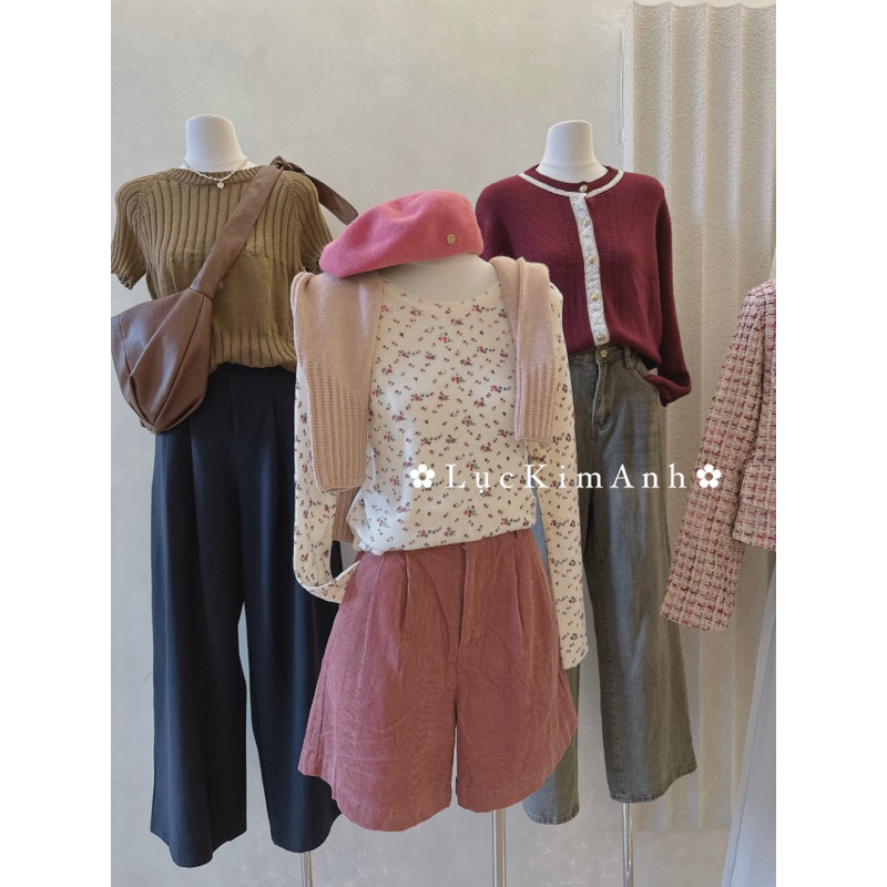 Áo thun dài tay hoa nhí 💐