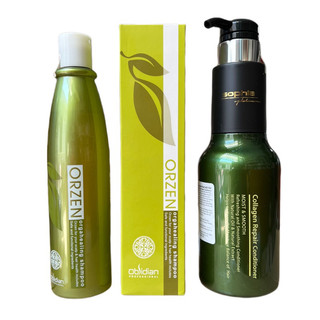 🇰🇷 Combo Dầu gội và xả chống rụng tóc Orzen Orgahealing Obsidian 320ml/500ml