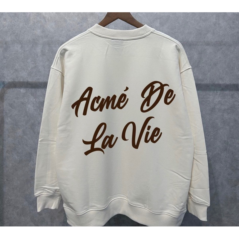 Áo Sweater Ad.l.v 2 lớp nỉ bông dày dặn - Áo khoác ngoài Ad thiết kế in hoạ tiết - Hoodie chui đầ