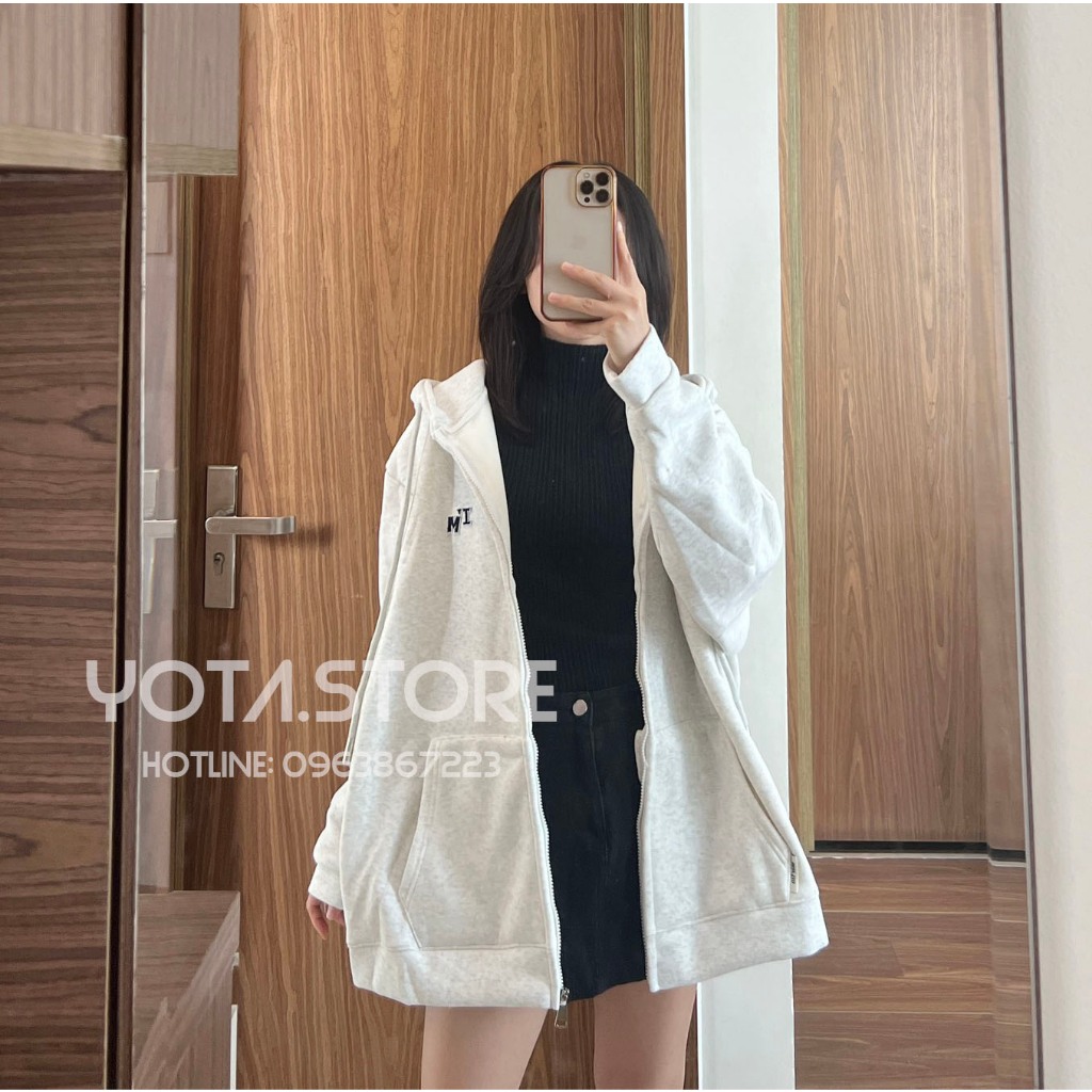 Áo khoác hoodie zip - HD03