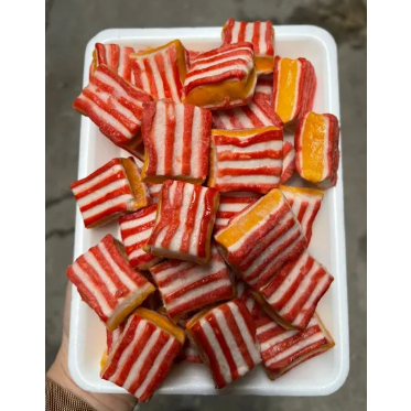 Há cảo tam giác, sò điệp, chả mực Trung, chiên, thả lẩu, xiên que 500g