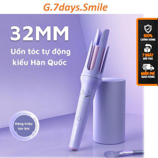 Máy uốn tóc xoăn tự động chất liệu gốm sứ Schobén trục uốn 32mm