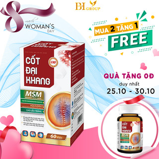Viên Uống Xương Khớp Cốt Đại Khang - Hỗ TrợThoái Hóa, Đau Mòi Vai Gáy. Tê Bì Chân Tay - Hộp 60 Viên Hàng Chính Hãng