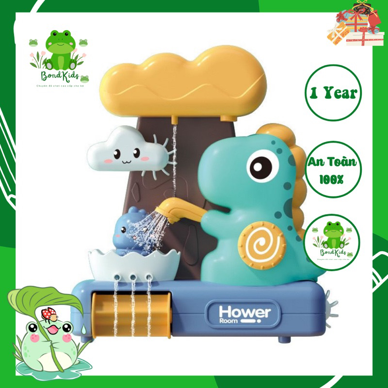 Đồ chơi nhà tắm hình khủng long cho bé yêu -BondKids