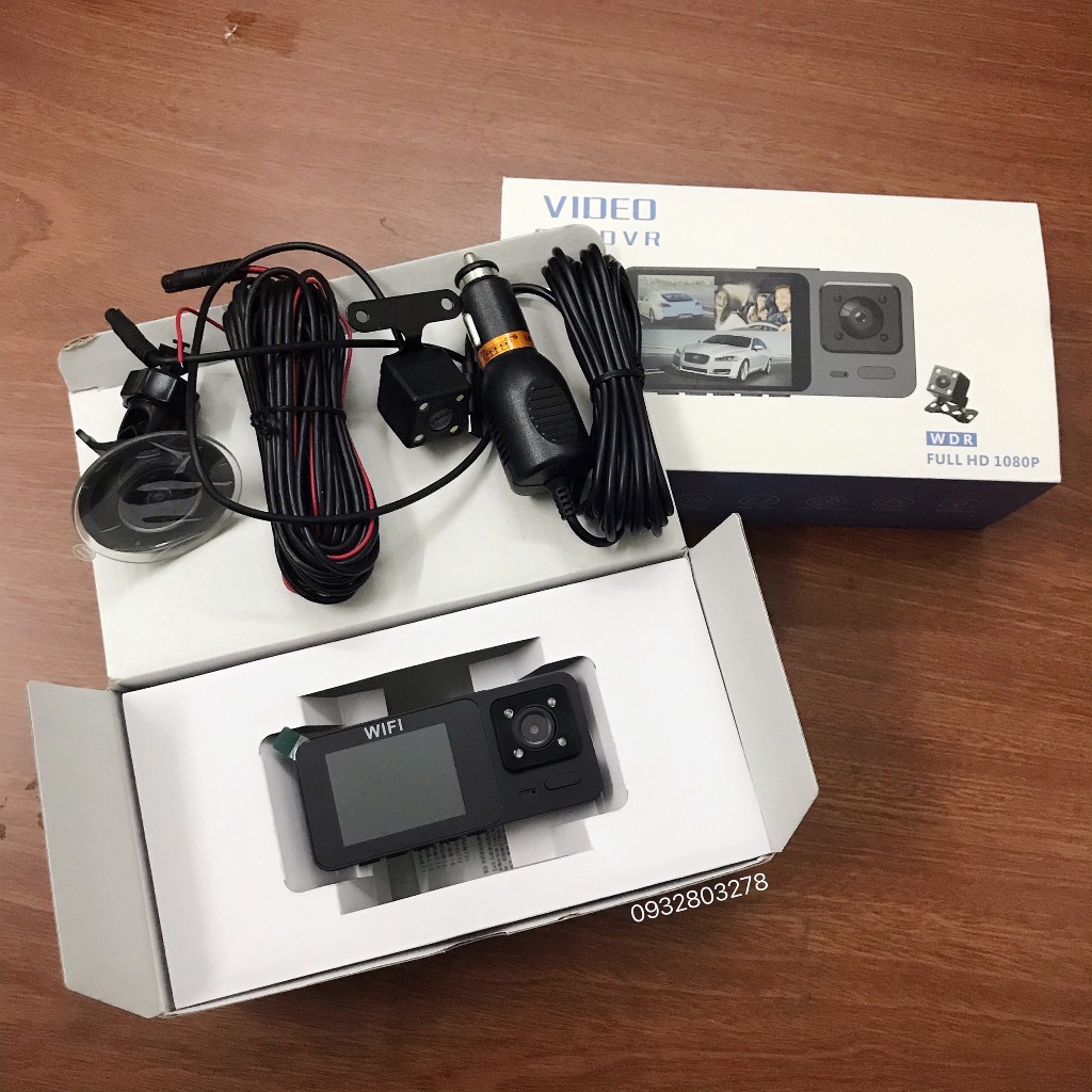 Camera Hành Trình Ô Tô 3 Mắt S10 Plus Có WiFi Full HD 1080p Hỗ Trợ Kết Nối Điện Thoại Xem Qua App