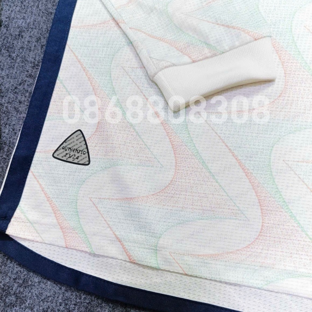 Áo bóng đá Ziggo Ajax 23/24 Away Jersey sân khách trắng dài tay logo thêu năm 2023 2024 tay dài