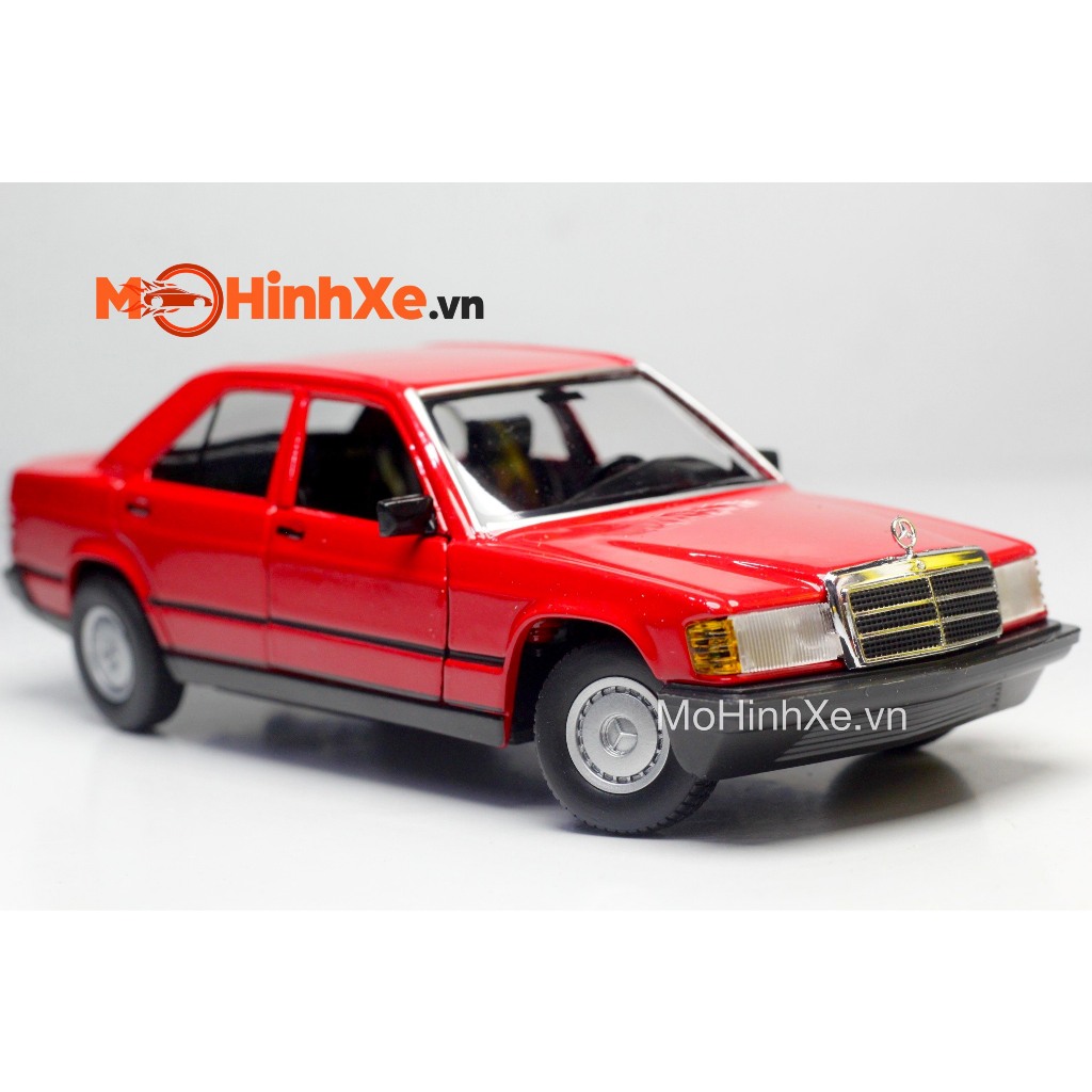 MÔ HÌNH XE MERCEDES-BENZ 190 E 2.6 1:24 BBURAGO