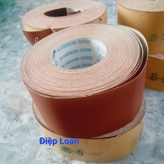 1 mét nhám vải, giấy giáp vải mềm jb5 loại tốt khổ 10cm tùy chọn số aa 120, 150, 180, 240, 320, 400