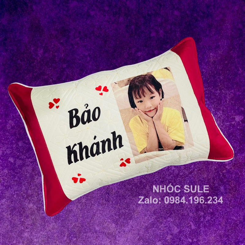 Gối In Hình Theo Yêu Cầu Cho Bé