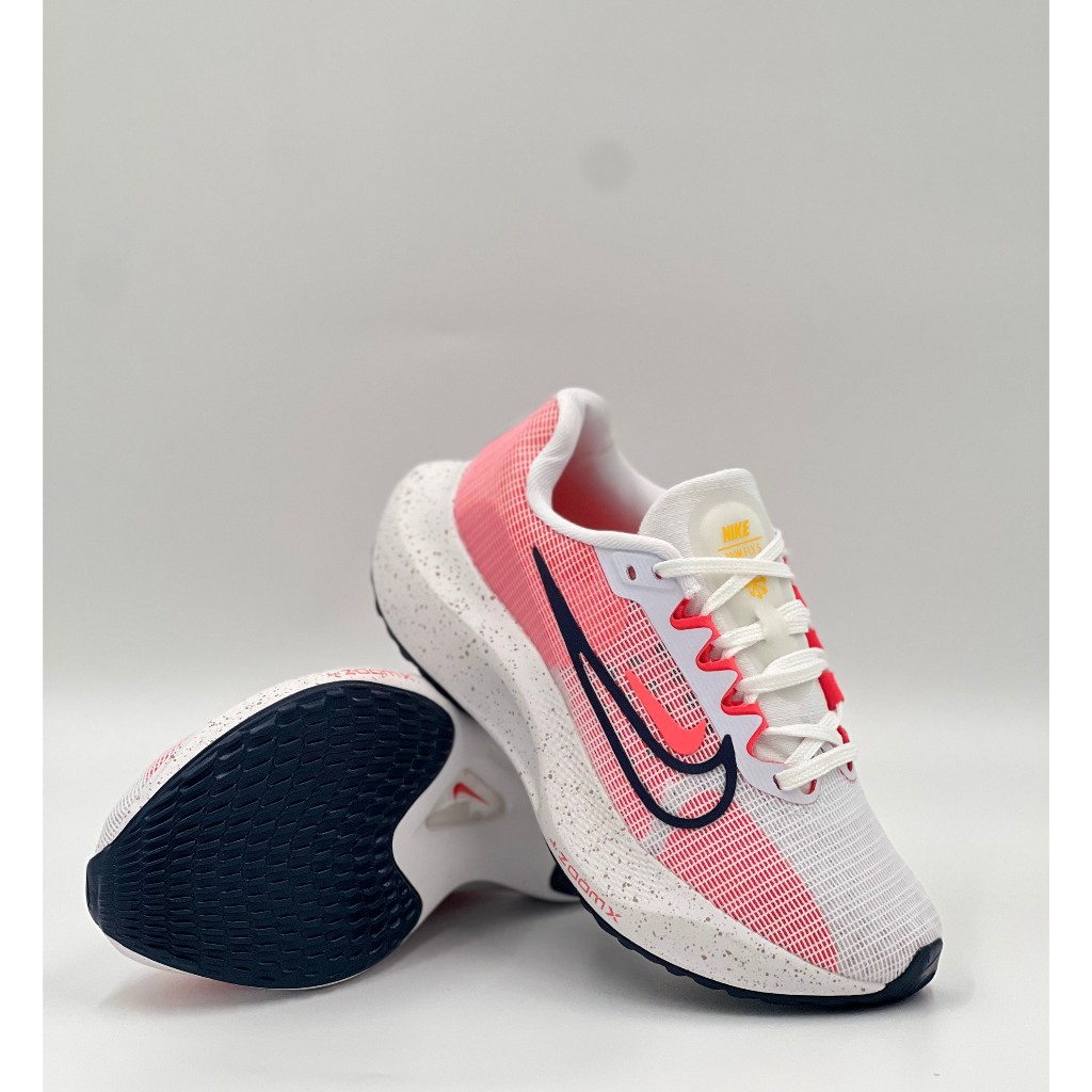 Giày Thể Thao N.I.K.E zoom Fly 5 Nữ Màu Hồng Trắng Chính Hãng, Dòng Chạy Bộ Ôm Chân Êm Ái Full Box